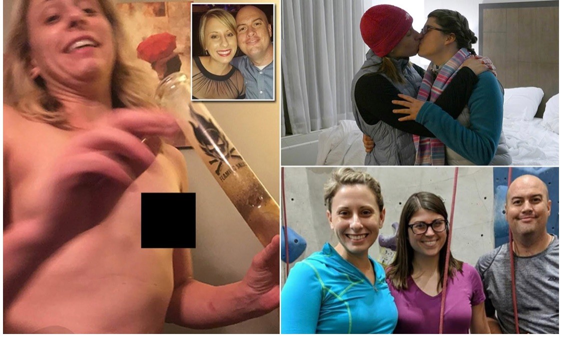 Katie Hill NAKED - Nazi-era tattoo, smoking a bong, kissing her female staf...