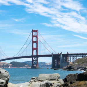 Construction on the Golden Gate Bridge