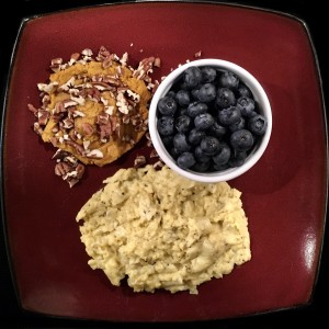 <a class="bx-tag" rel="tag" href="https://streetloc.com/view-channel-profile/whatsforbreakfast"><s>#</s><b>whatsforbreakfast</b></a> Butter Scrambled Eggs, Keto Pumpkin Custard with Pecans and Blueberries