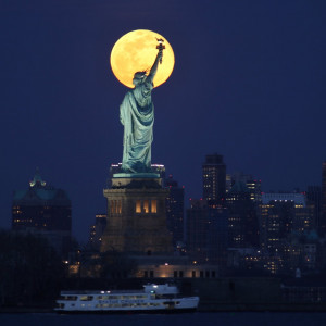 Supermoons occur when the moon is within 90% of perigree, or its closest approach to Earth in orbit. The moon will appear brighter and bigger in the night sky and hopefully no clouds and inclement weather will obscure the view. March's full moon is also k