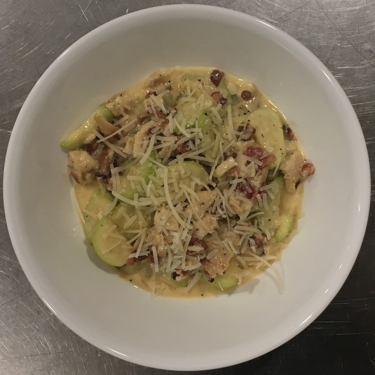 <a class="bx-tag" rel="tag" href="https://streetloc.com/view-channel-profile/whatsfordinner"><s>#</s><b>whatsfordinner</b></a> Chicken, Bacon, Zucchini Carbonara