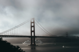 Golden Gate Bridge Greyscale