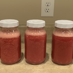 <a class="bx-tag" rel="tag" href="https://streetloc.com/view-channel-profile/healthydrinks"><s>#</s><b>healthydrinks</b></a> Homemade Watermelon Concentrate  It's HOT out there.  Hydration is ALWAYS important EVERYDAY but particularly in this kind of heat.  I just finished taking a small watermelon and making fresh watermelon juice with my VitaMix.  This is conce