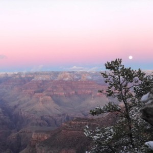 Grand Canyon, Woolf Moon Rise - Dec29, 2020 