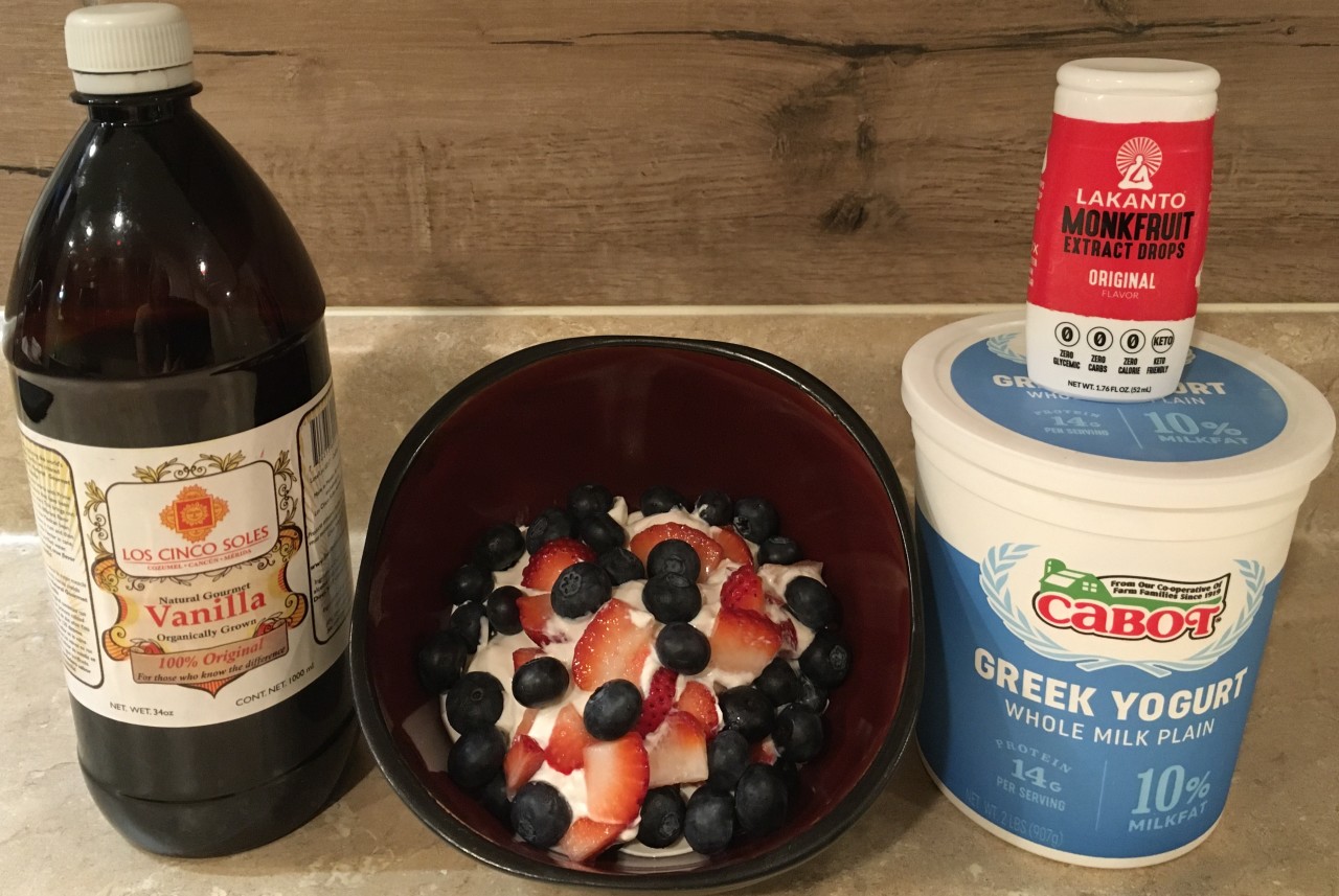 <a class="bx-tag" rel="tag" href="https://streetloc.com/view-channel-profile/whatsforsnack"><s>#</s><b>whatsforsnack</b></a> Homemade Fruit Yogurt: mix up your greek yogurt with vanilla and monk fruit to taste (you can even throw in some spices), and top with your favorite berries