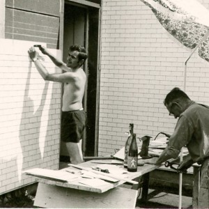 Mein Vater mit seinem Vater