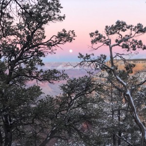 Grand Canyon, Woolf Moon Rise - Dec29, 2020 
