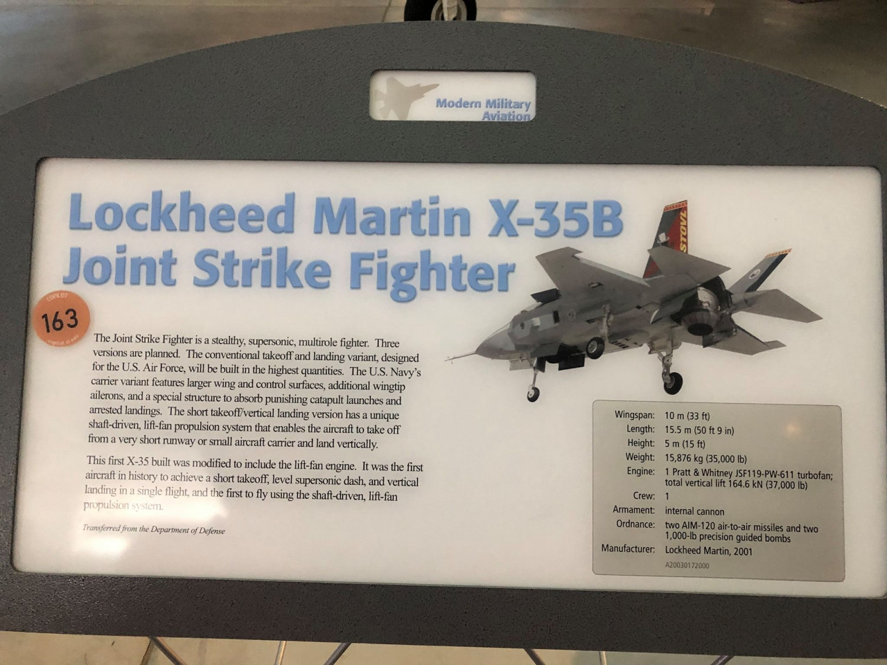 X-35B - Joint Strike Fighter
