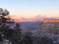 Grand Canyon, Woolf Moon Rise - Dec29, 2020 