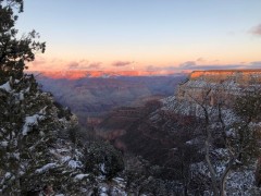 Grand Canyon, Woolf Moon Rise - Dec29, 2020 