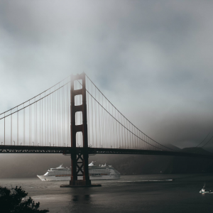 Golden Gate Bridge Greyscale