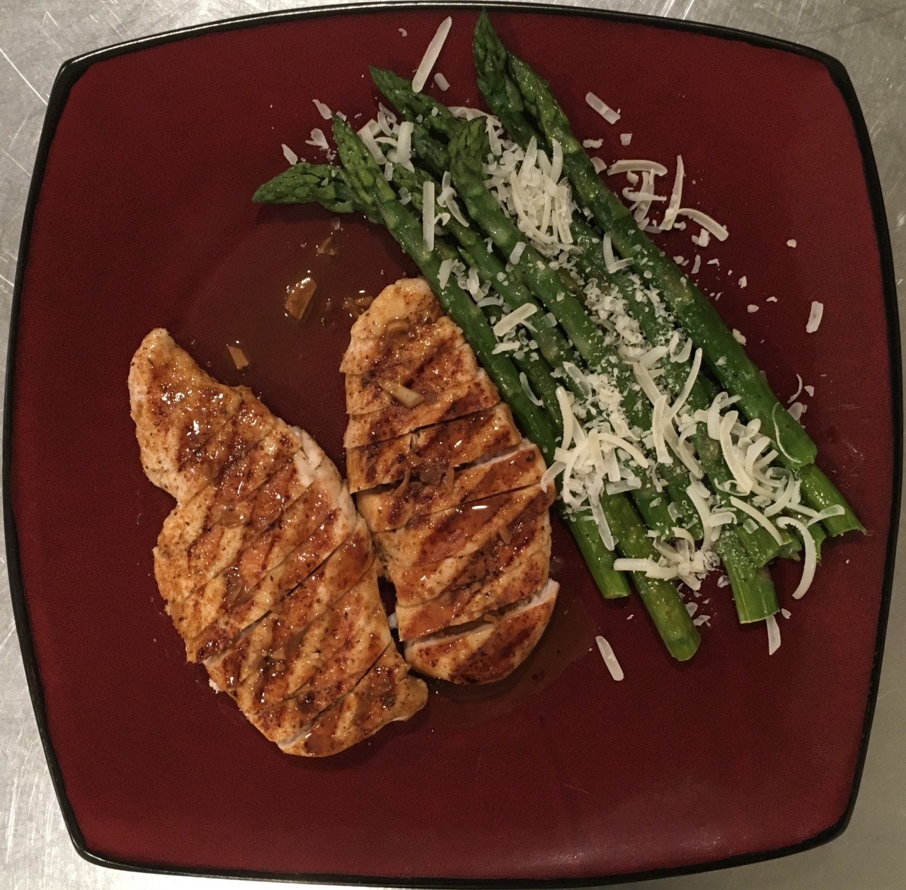 <a class="bx-tag" rel="tag" href="https://streetloc.com/view-channel-profile/whatsfordinner"><s>#</s><b>whatsfordinner</b></a> Grilled Chicken, White Wine Garlic Butter Deglazed Reduction, Asparagus w/ Parmesan