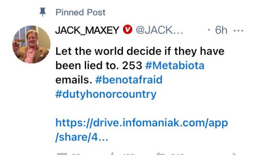 Let the world decide if they have been lied to. 253 #Metabiota emails - Hunter Biden